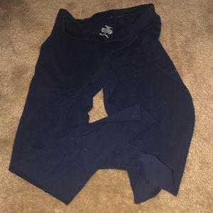 Girls Navy Leggings